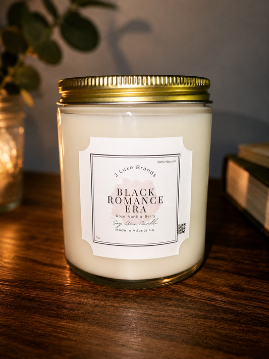 Bookish Candle- Black Romance Era